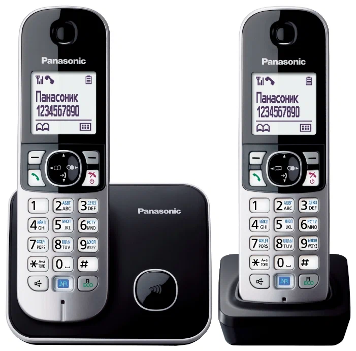 

Радиотелефон PANASONIC KX-TG6812RUB черный