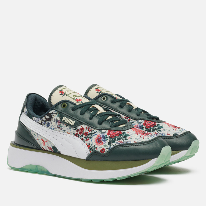 фото Кроссовки женские puma x liberty cruise rider nu зеленые 39 eu