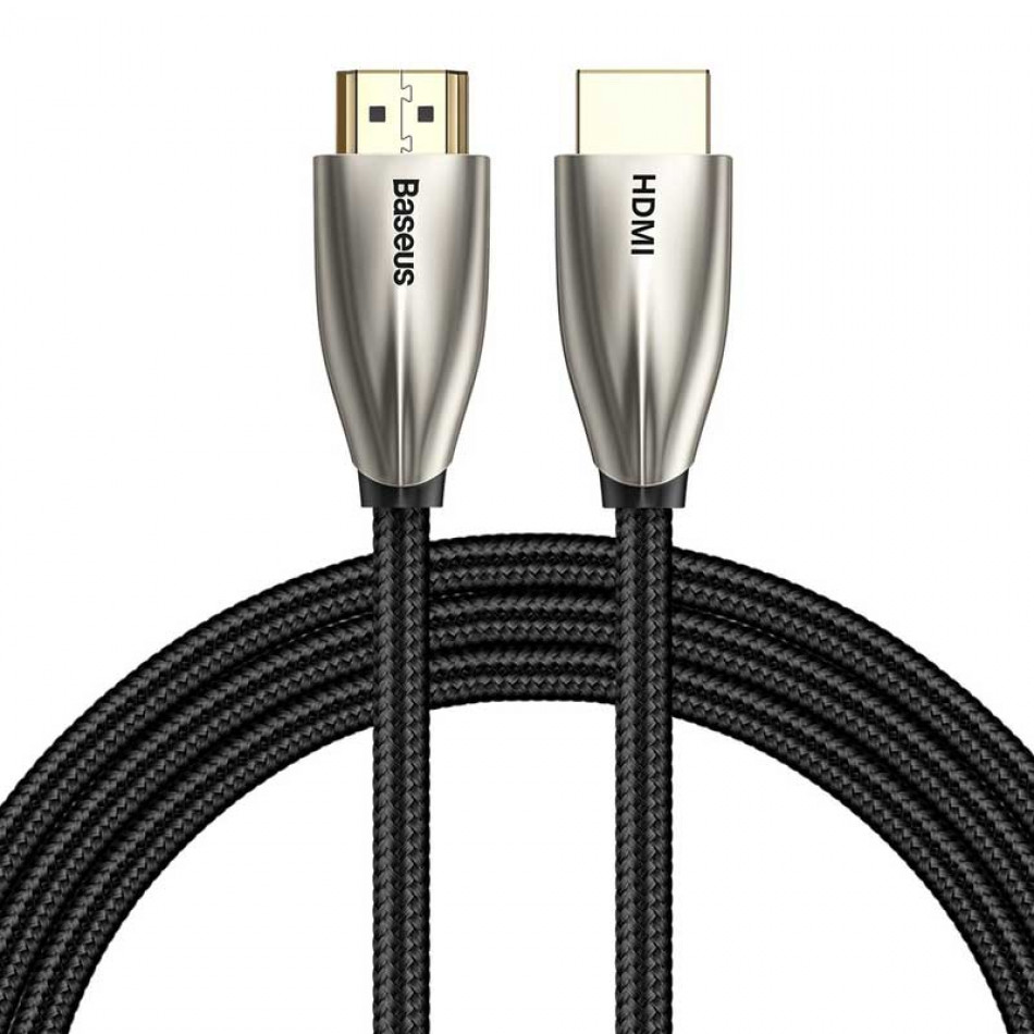 фото Кабель baseus hdmi - hdmi 4k horizontal adapter cable 5m черный cadsp-d01