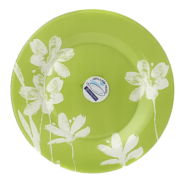 

Тарелка обеденная Luminarc Cotton Flower 25 см зеленая