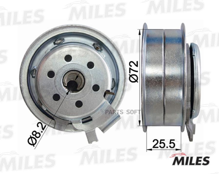 

MILES Ролик ремня ГРМ VAG AEH/AHL/AKL/ALZ/ANA/APF/ARM/AVU/BGU/BSE/BSF/BFQ