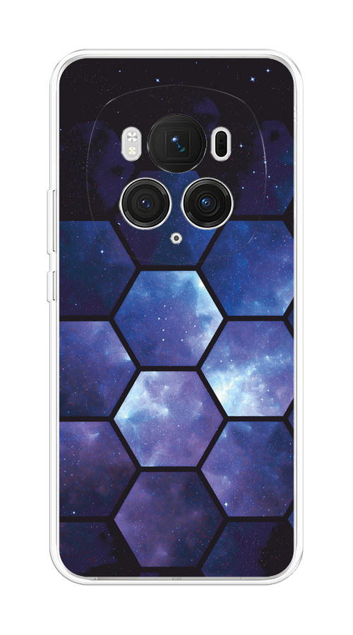 

Чехол на Honor Magic 6 Pro "Соты космос", Черный;фиолетовый, 6123750-1