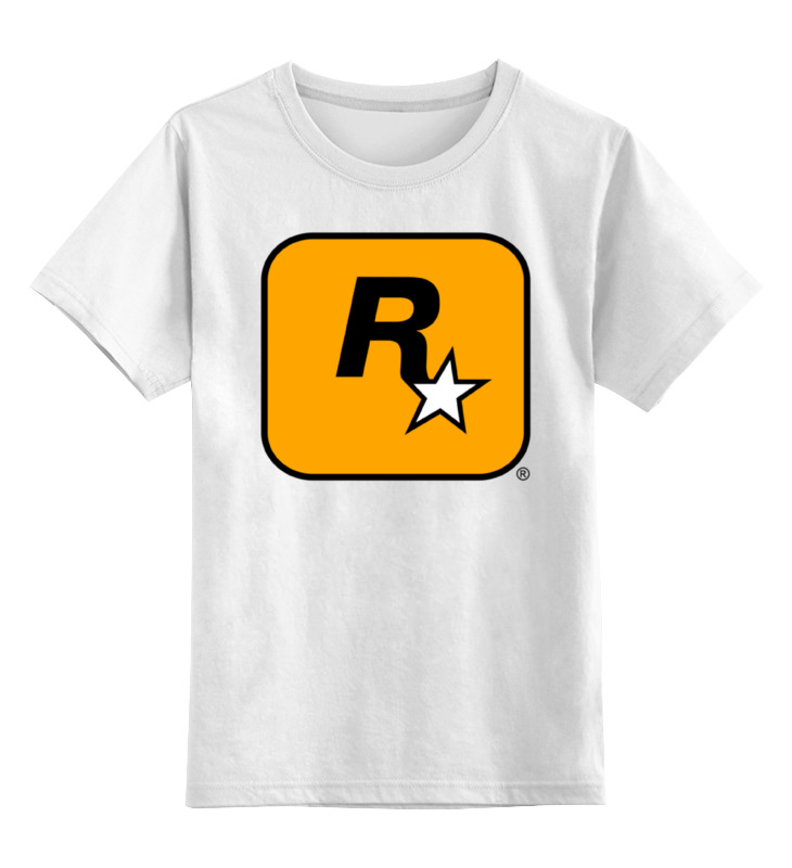 

Футболка детская Printio Rockstar games цв. белый р. 164, Rockstar games