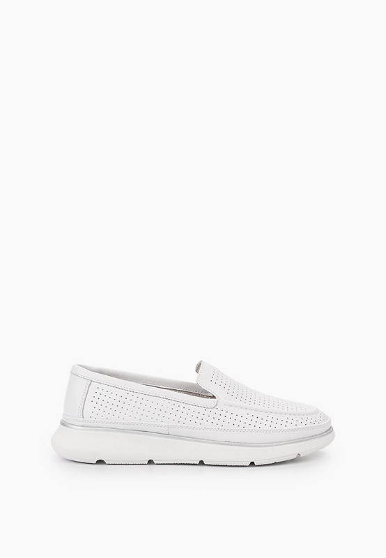 

Мокасины женские MAKFINE белые 37 RU, Белый, 37MK-113-02A0