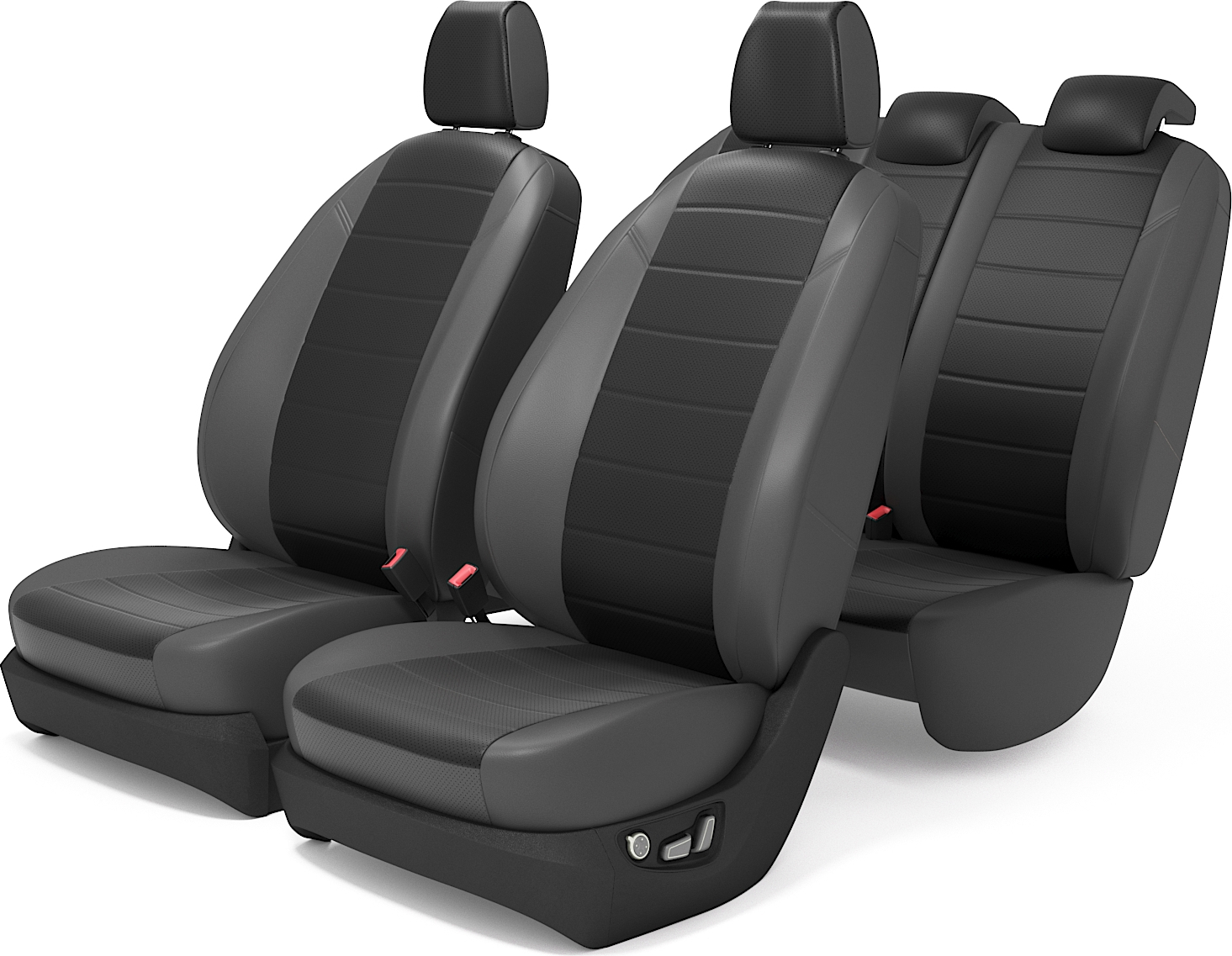 

Чехлы на сиденья для Форд Фокус 2 с 2005 по 2011 год, Черный, PFocus2Comfort0511
