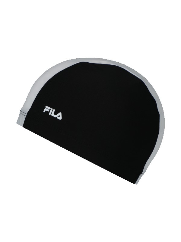 Шапочка для плавания полиамидовая Fila Polyamide swim cap, black .