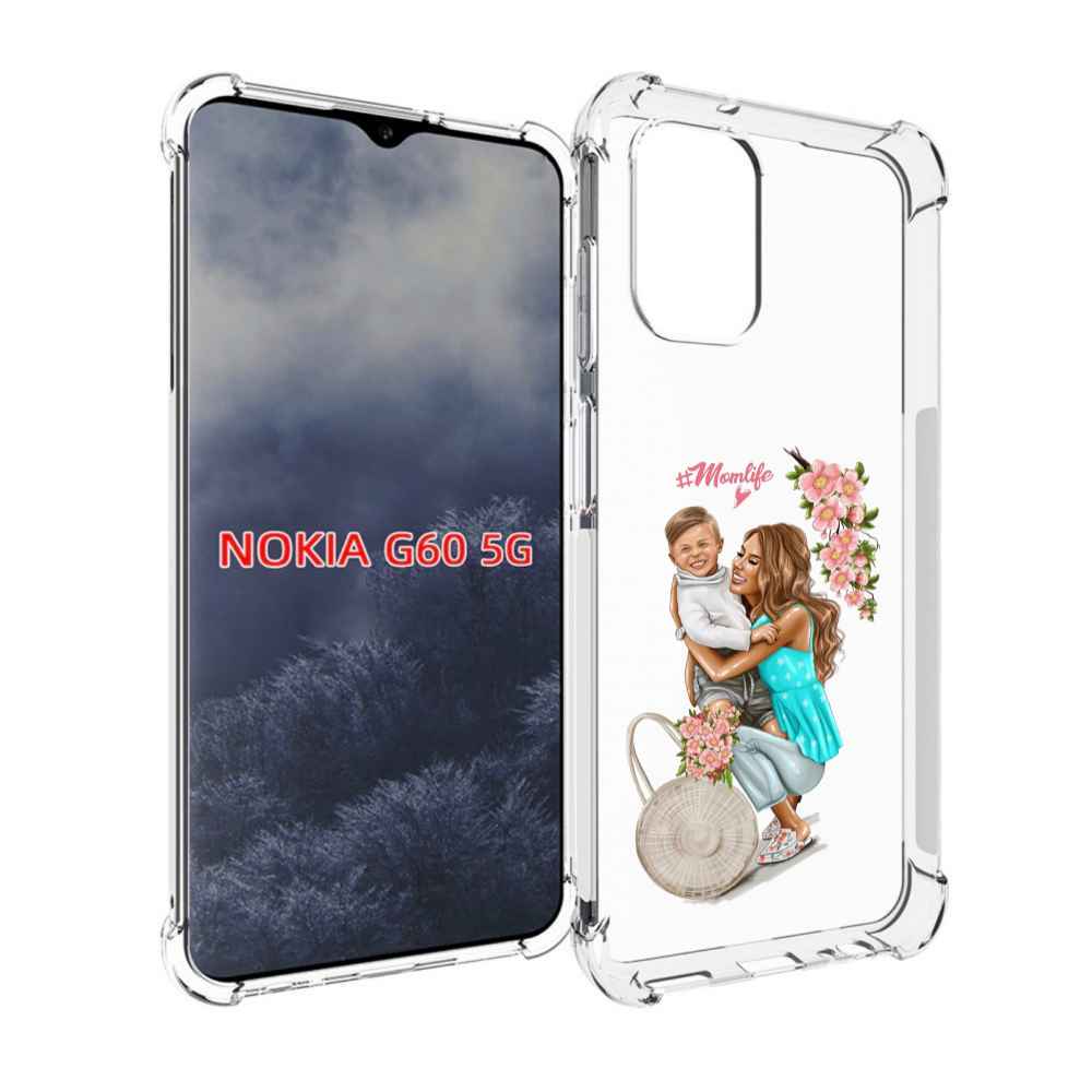 

Чехол MyPads Momlife для Nokia G60 5G, Прозрачный, Tocco