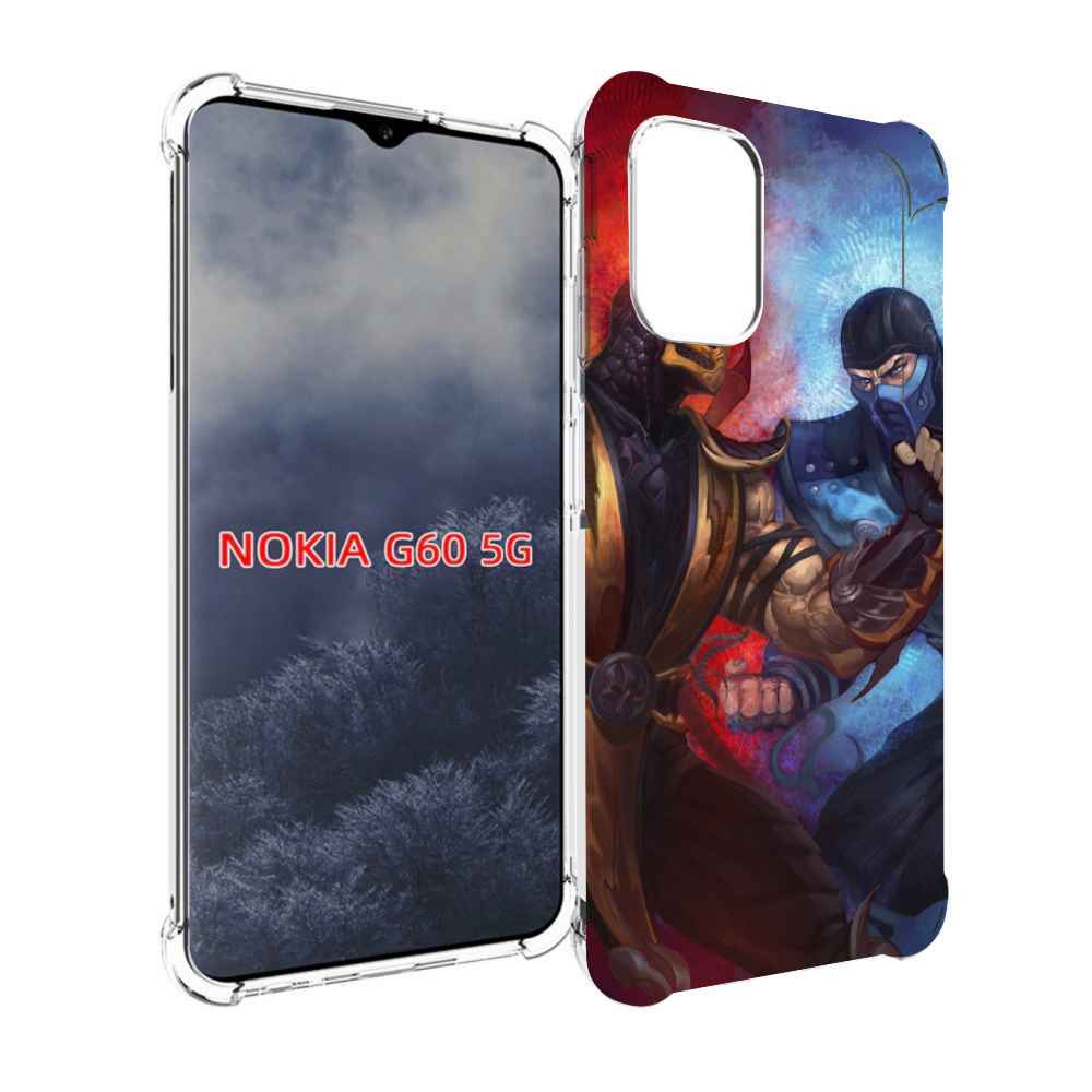 

Чехол MyPads Mortal Kombat art для Nokia G60 5G, Прозрачный, Tocco