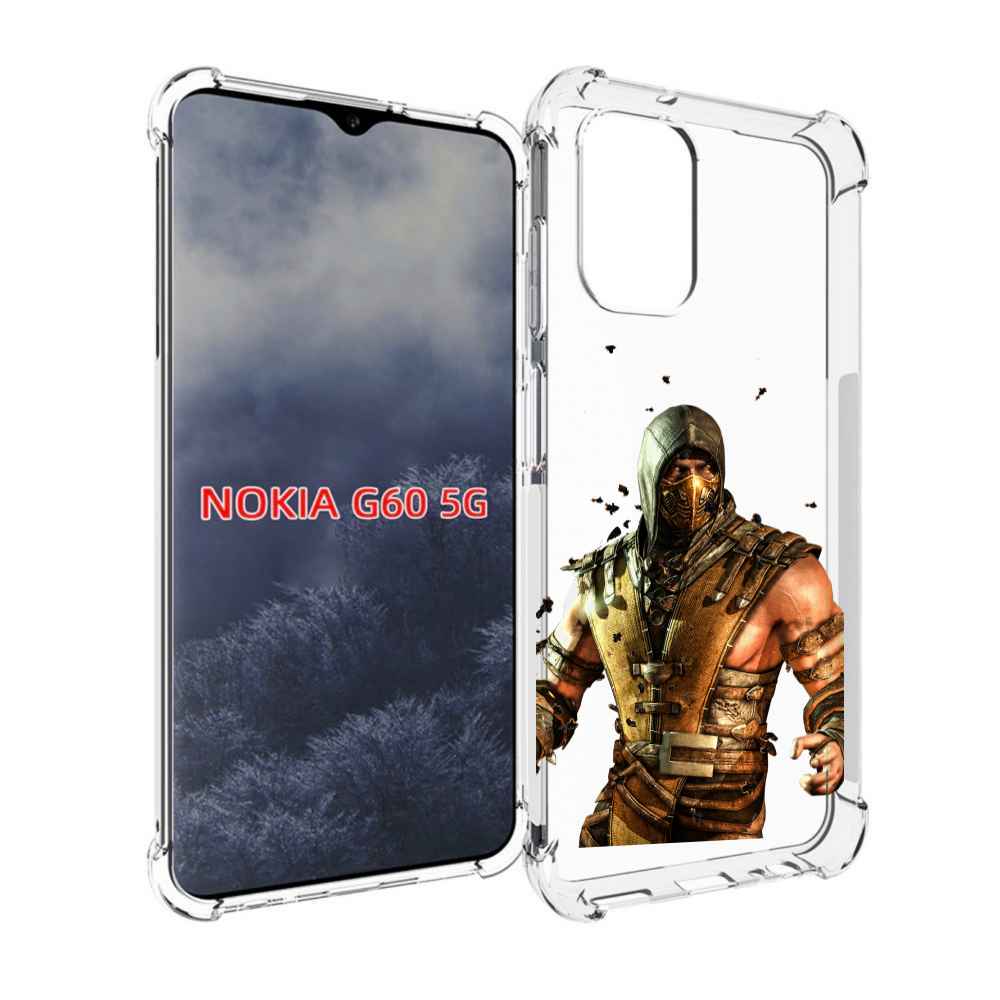 

Чехол MyPads Mortal Kombat scorpion для Nokia G60 5G, Прозрачный, Tocco