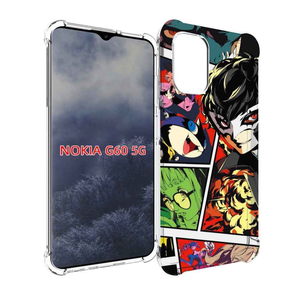 

Чехол MyPads Persona 5 art для Nokia G60 5G, Прозрачный, Tocco