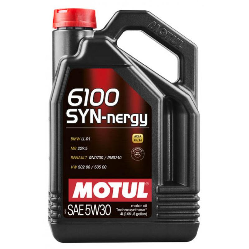 фото Масло моторное моtul 6100 sуn-nеrgу 5w30 4 л 107971 motul 107971