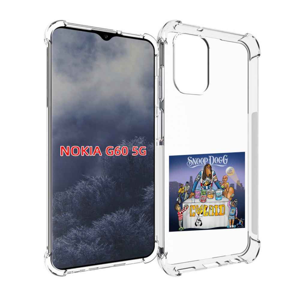 

Чехол MyPads Snoop Dogg COOLAID для Nokia G60 5G, Прозрачный, Tocco