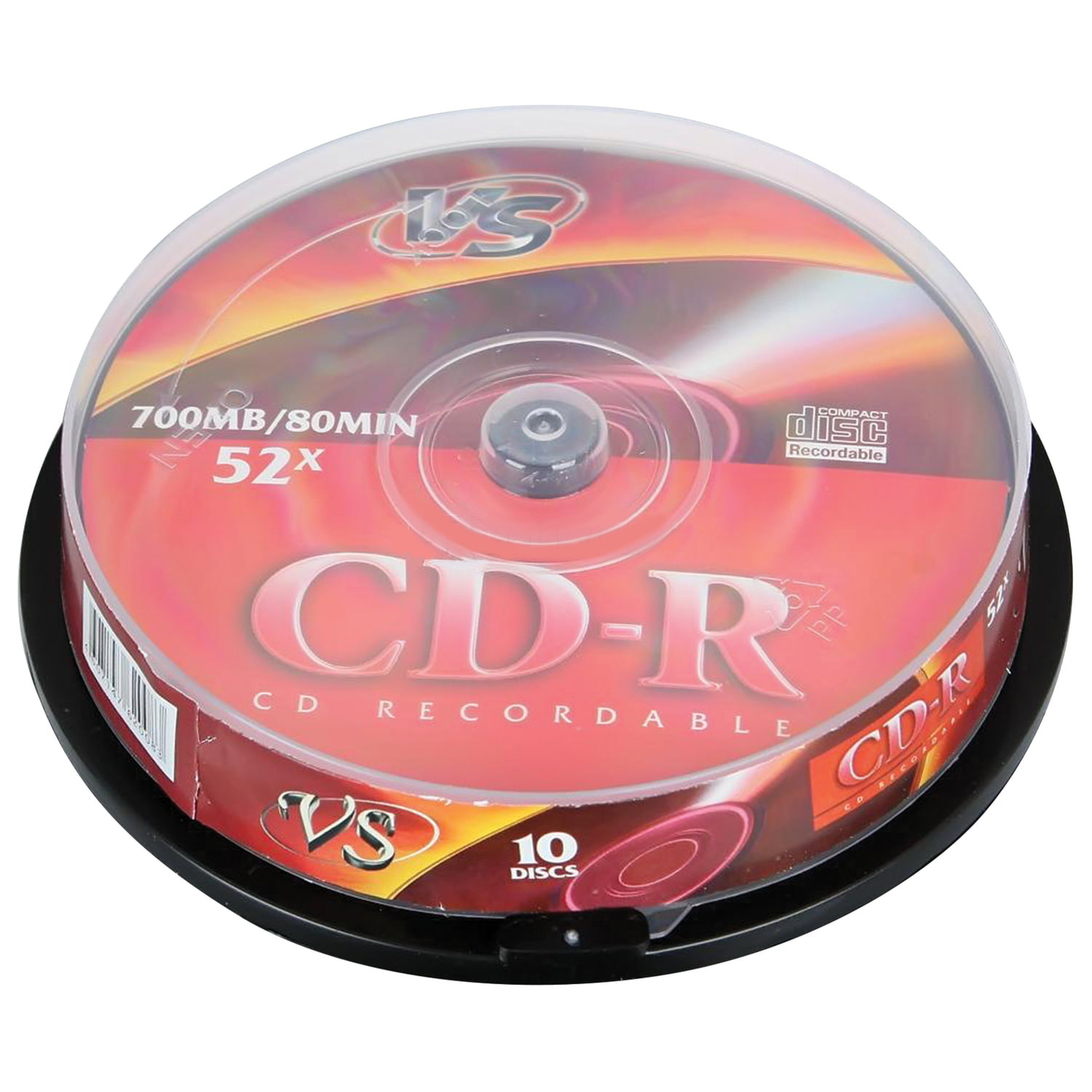 фото Диск vs cd-r 700 mb cake box 10 шт