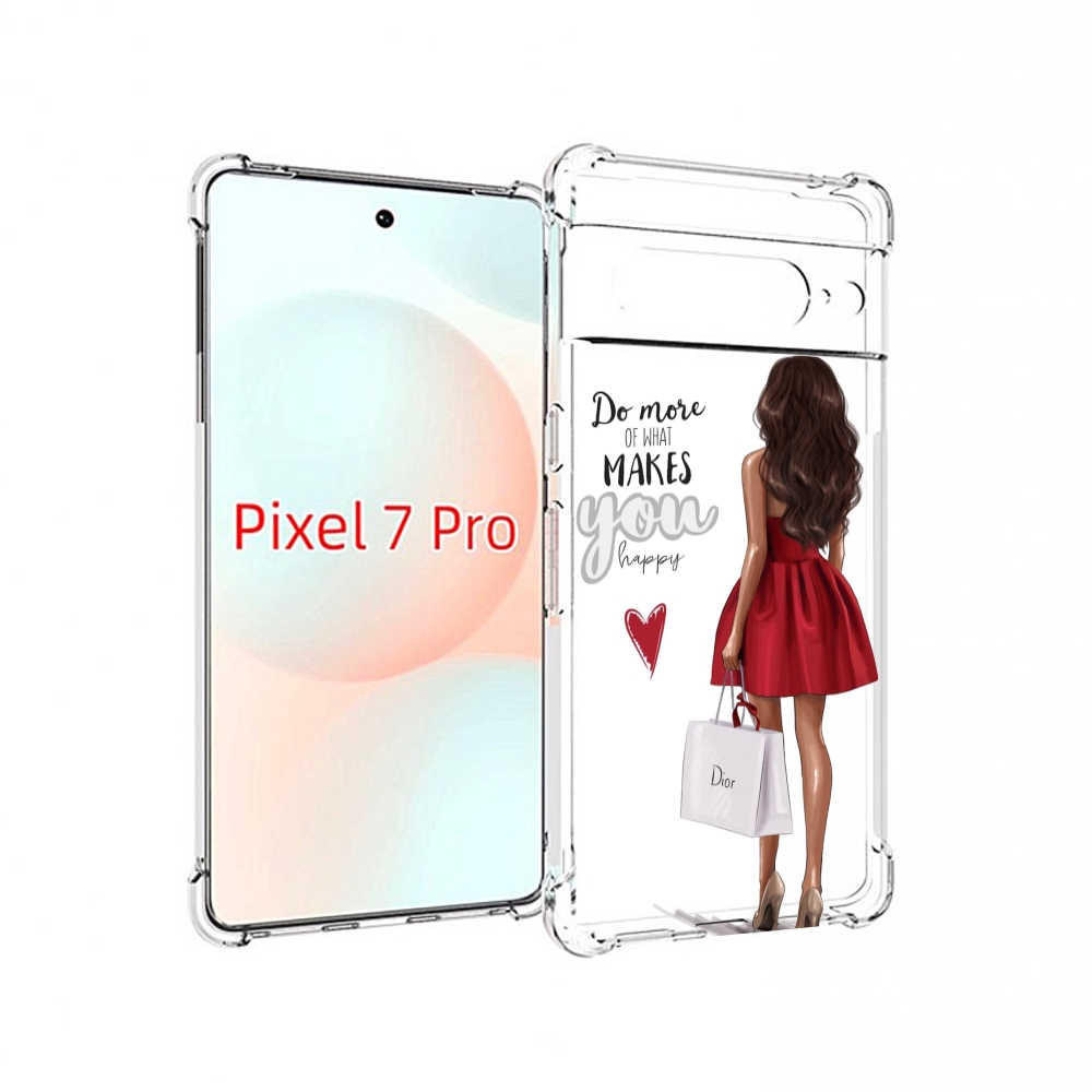 

Чехол Mypads Маленькие-Радости Женский Для Google Pixel 7 Pro, Прозрачный, Tocco