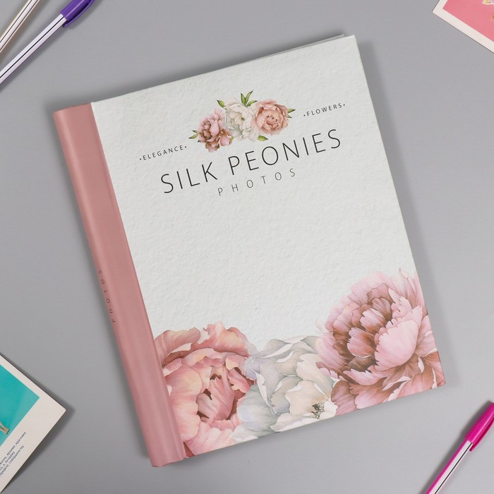 

Фотоальбом Silk peonies Пионы на шелке на 10 магнитных листов 23х28 см