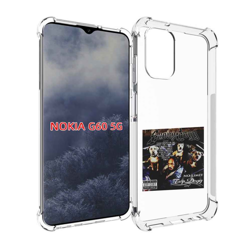 

Чехол MyPads Snoop Dogg NO LIMIT TOP DOGG для Nokia G60 5G, Прозрачный, Tocco
