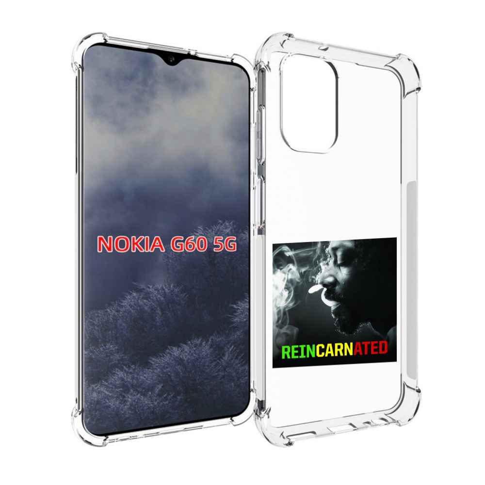 

Чехол MyPads Snoop Dogg REINCARNATED для Nokia G60 5G, Прозрачный, Tocco