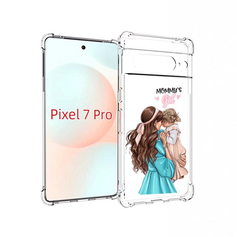 

Чехол Mypads Мама-Девочки Женский Для Google Pixel 7 Pro, Прозрачный, Tocco