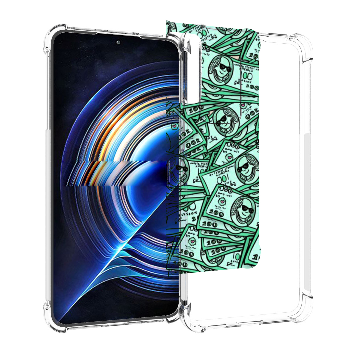 

Чехол MyPads доллары картинка для Tecno Camon 19 Neo, Прозрачный, Tocco