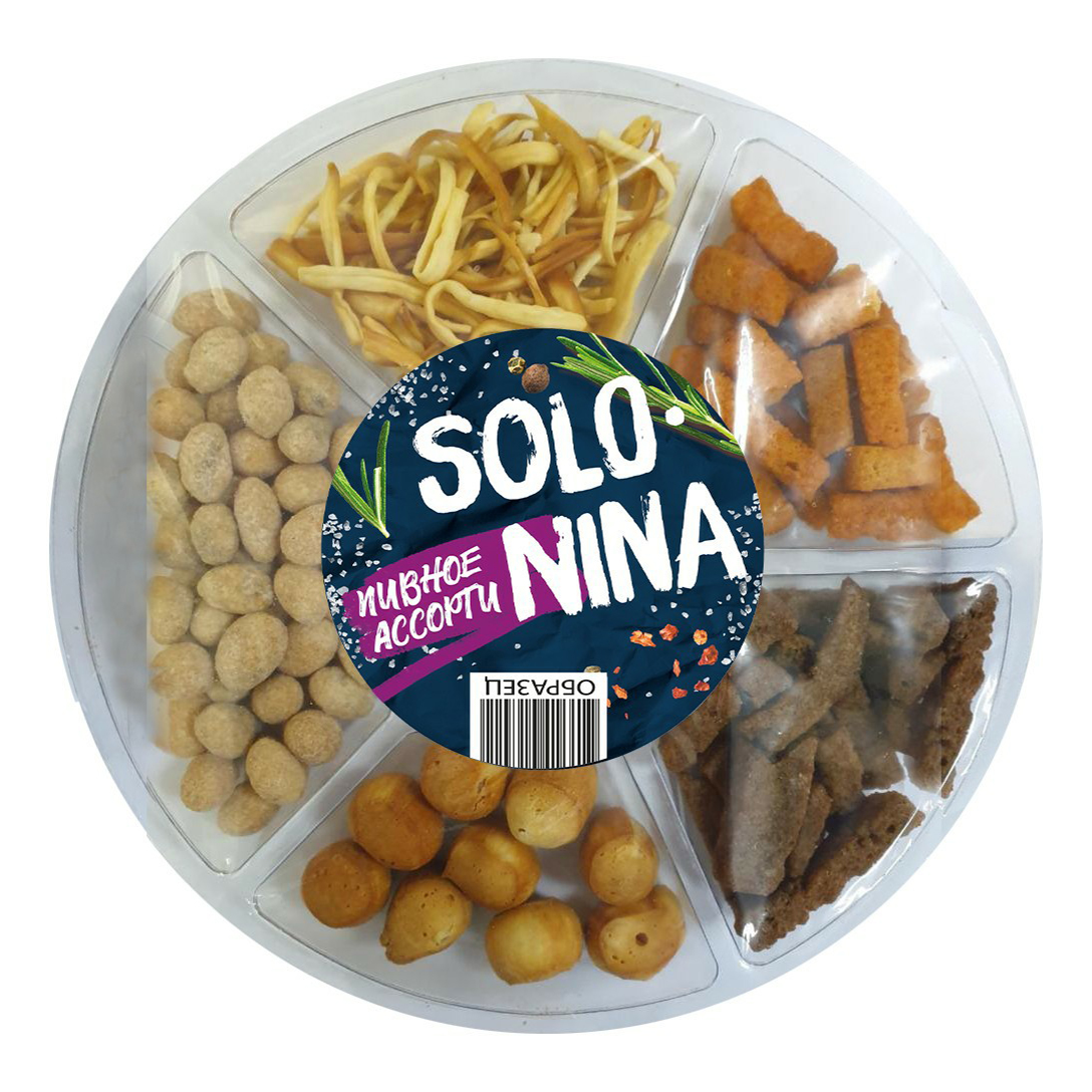 Арахис Solo Nina Пивное ассорти со вкусом бекона 140 г