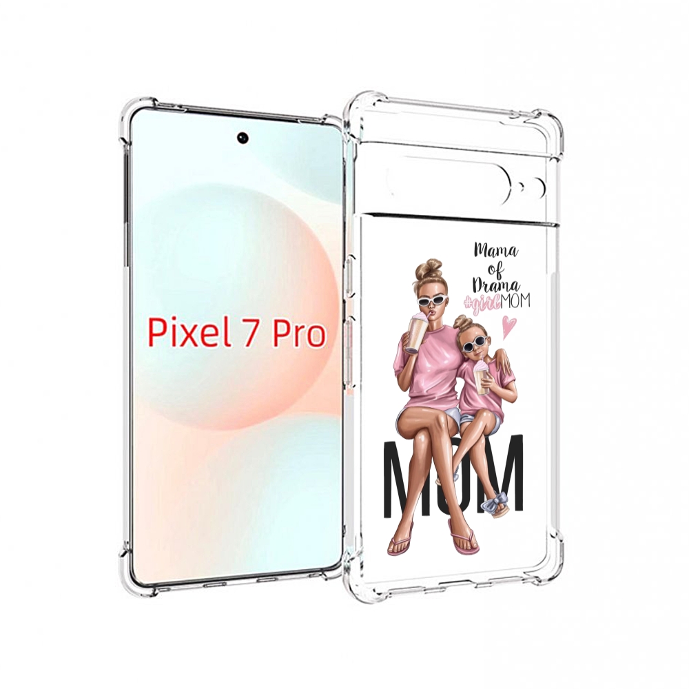 

Чехол Mypads Мама-Мечты Женский Для Google Pixel 7 Pro, Прозрачный, Tocco