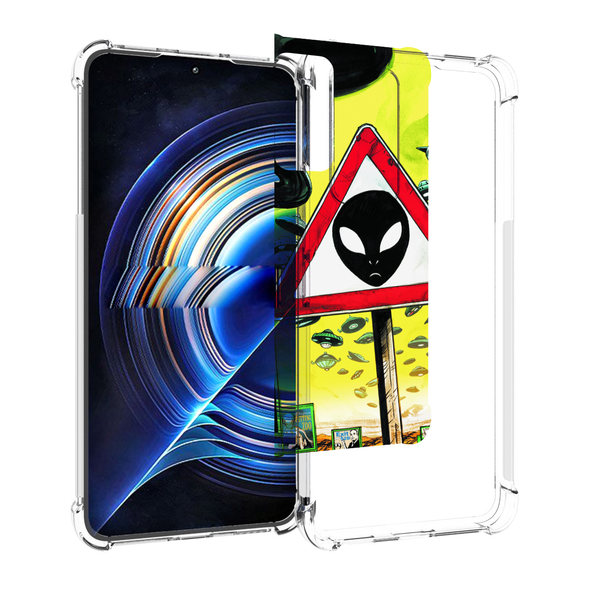 

Чехол MyPads дорога к инопланетянам для Tecno Camon 19 Neo, Прозрачный, Tocco