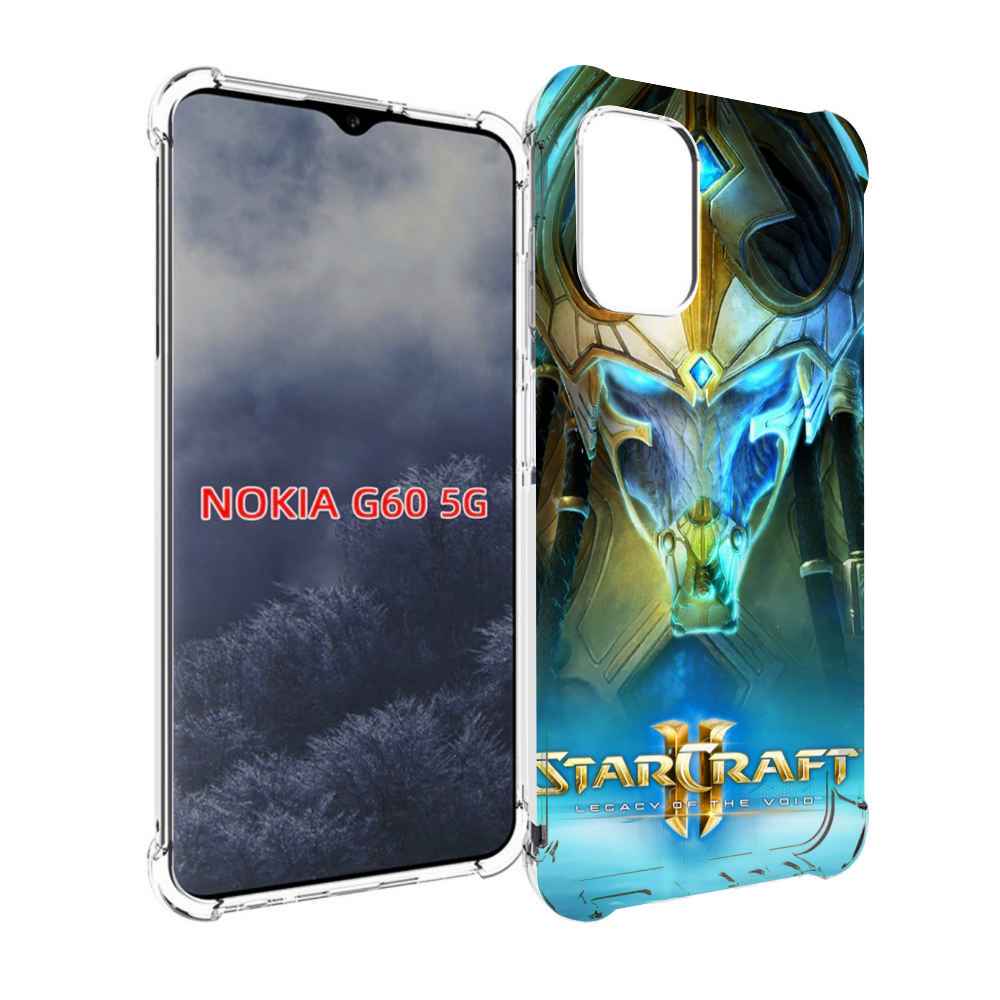 

Чехол MyPads StarCraft II Legacy of the Void для Nokia G60 5G, Прозрачный, Tocco