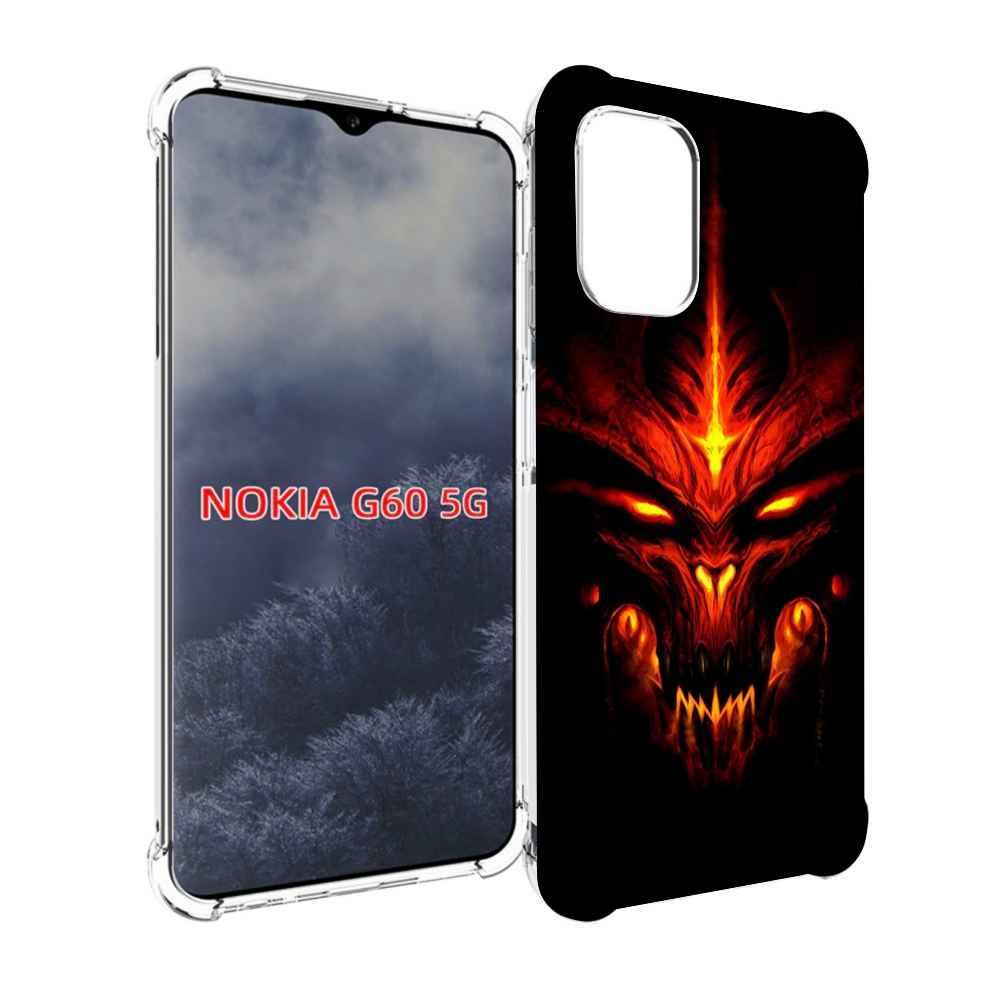 

Чехол MyPads diablo-3-диабло для Nokia G60 5G, Прозрачный, Tocco