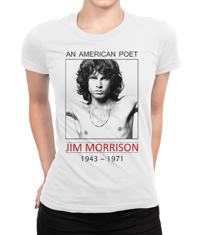 

Футболка женская DS Apparel Джим Моррисон - The Doors 360071-1 белая 3XL, Белый, Джим Моррисон - The Doors 360071-1