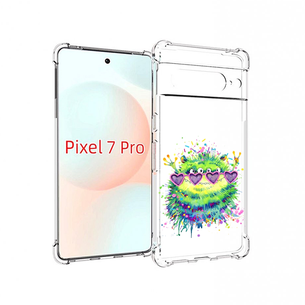 

Чехол Mypads Пушистый Персонаж Для Google Pixel 7 Pro, Прозрачный, Tocco