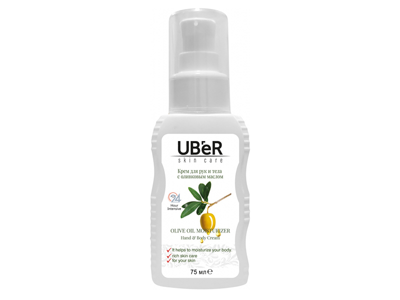 

Крем для рук и тела Uber с оливковым маслом 75ml UBR004