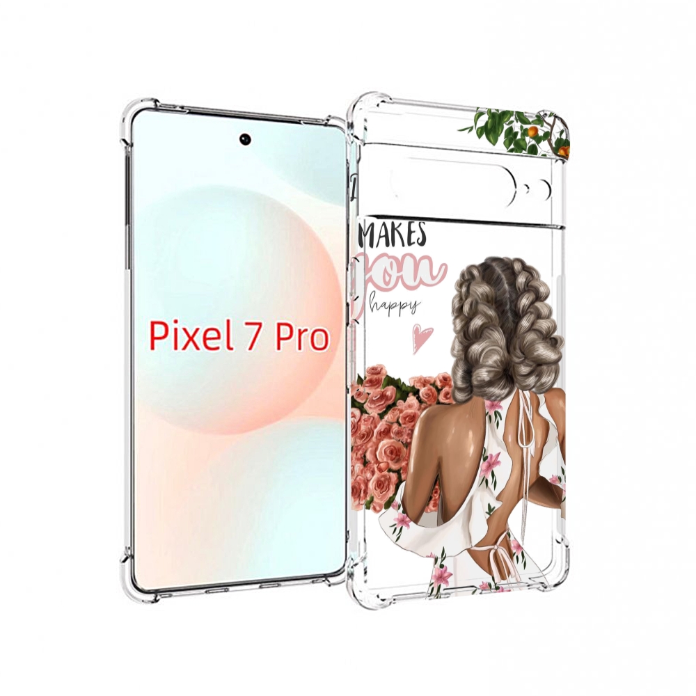

Чехол Mypads Мелочи-Делают-Тебя-Счастливой Для Google Pixel 7 Pro, Прозрачный, Tocco