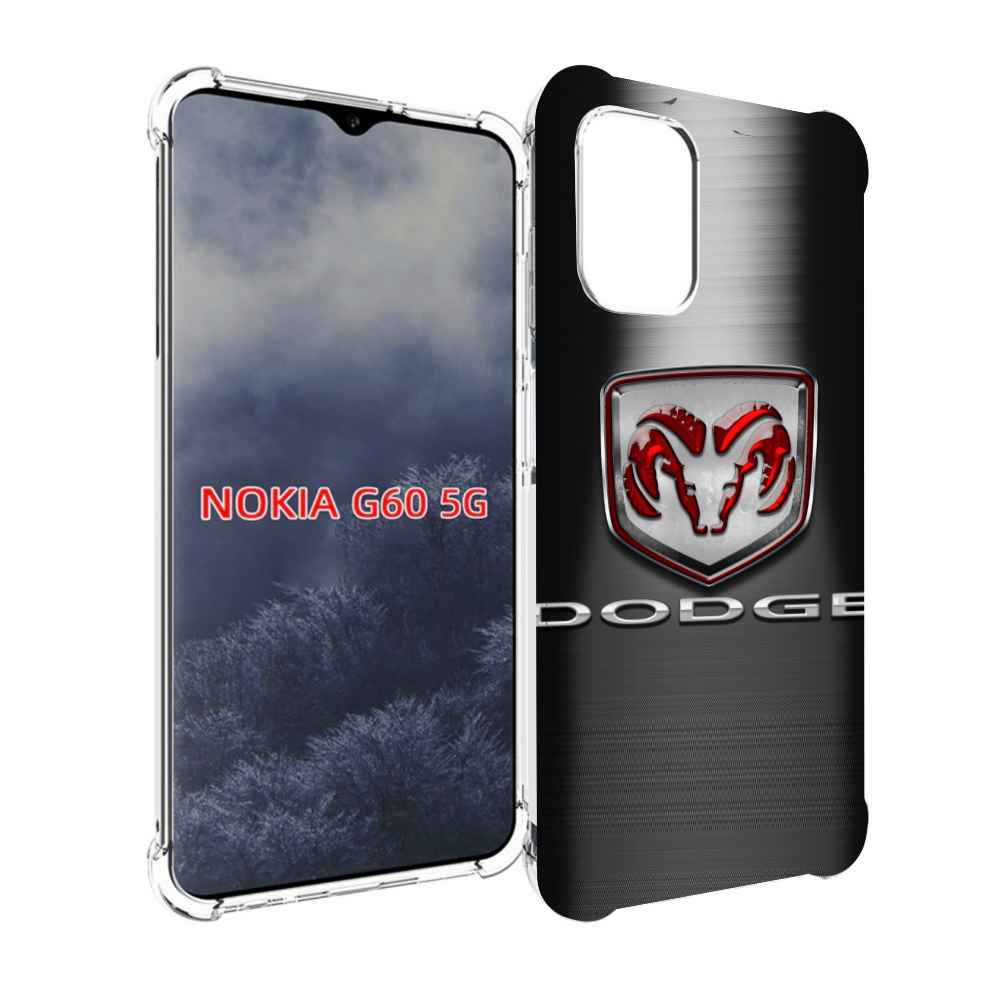 

Чехол MyPads dodge додж 1 мужской для Nokia G60 5G, Прозрачный, Tocco