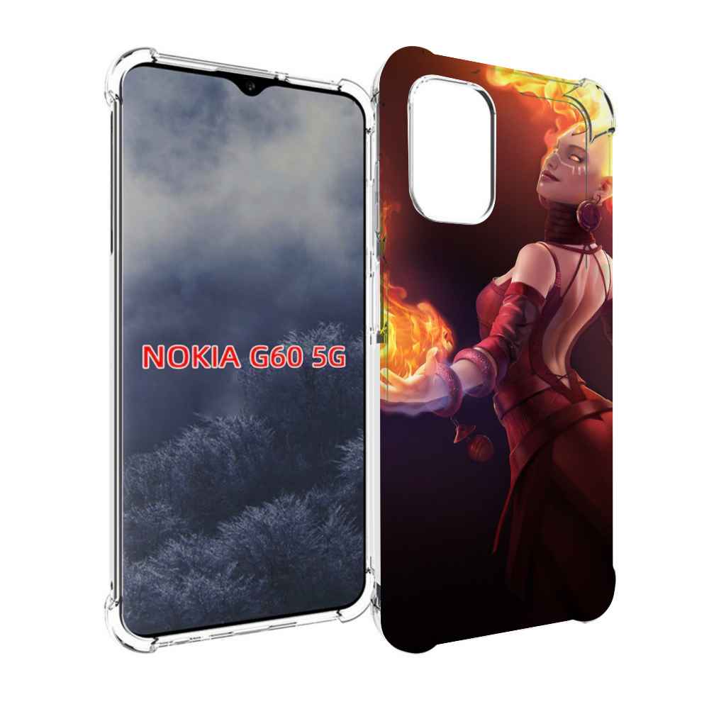 

Чехол MyPads dota 2 Lina для Nokia G60 5G, Прозрачный, Tocco