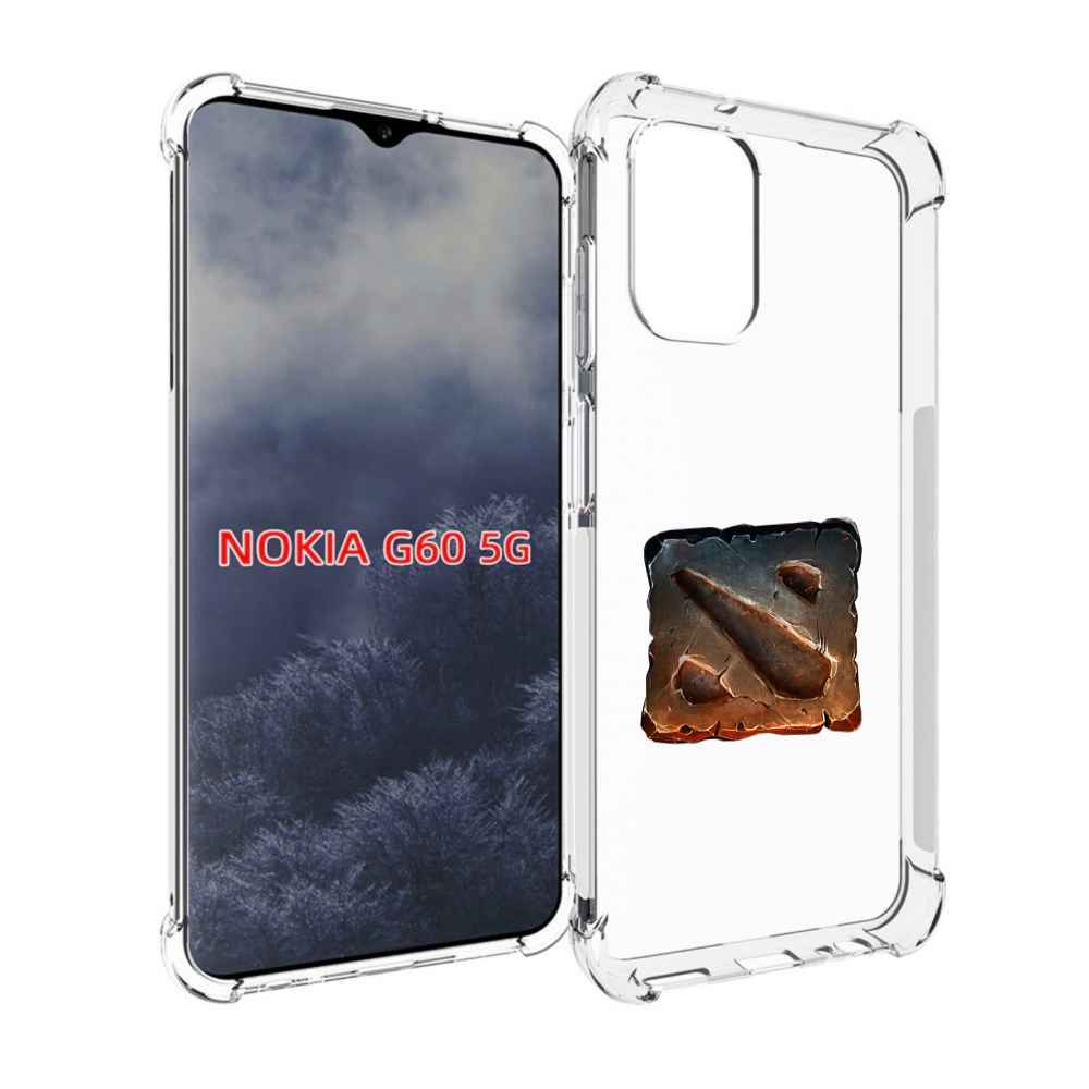 

Чехол MyPads dota 2 логотип 2 для Nokia G60 5G, Прозрачный, Tocco