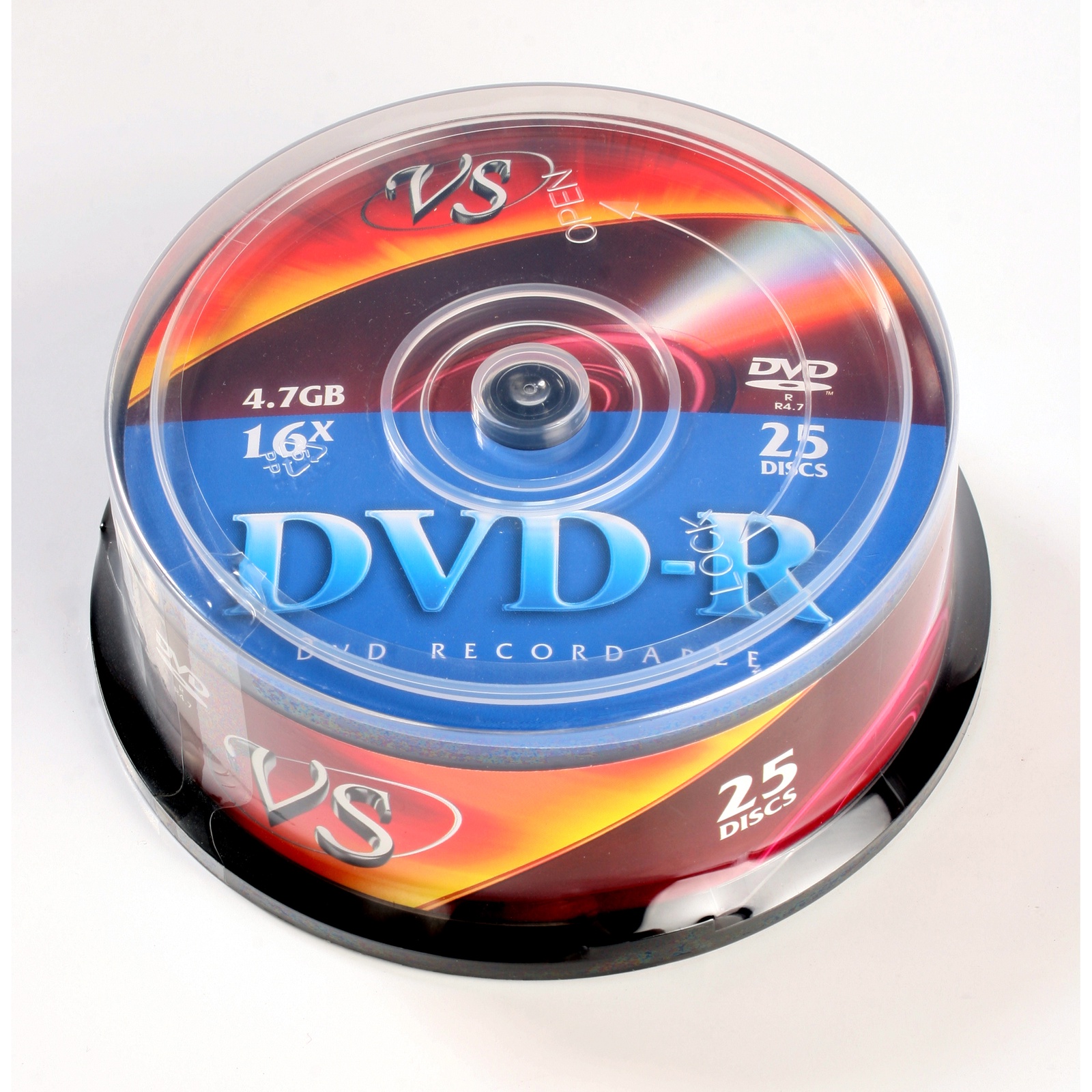 фото Диск vs dvd-r 4.7 gb cake box 25 шт