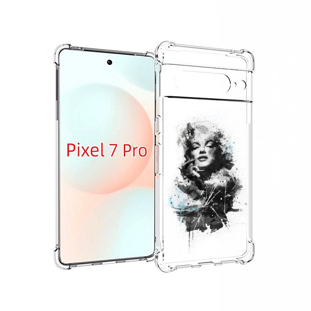 

Чехол Mypads Мерлин Монро Загадочная Женский Для Google Pixel 7 Pro, Прозрачный, Tocco