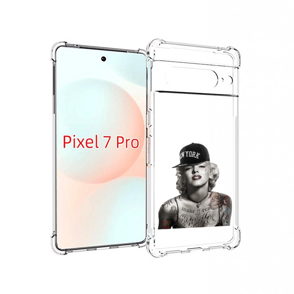 

Чехол Mypads Мерлин Монро С Тату Женский Для Google Pixel 7 Pro, Прозрачный, Tocco