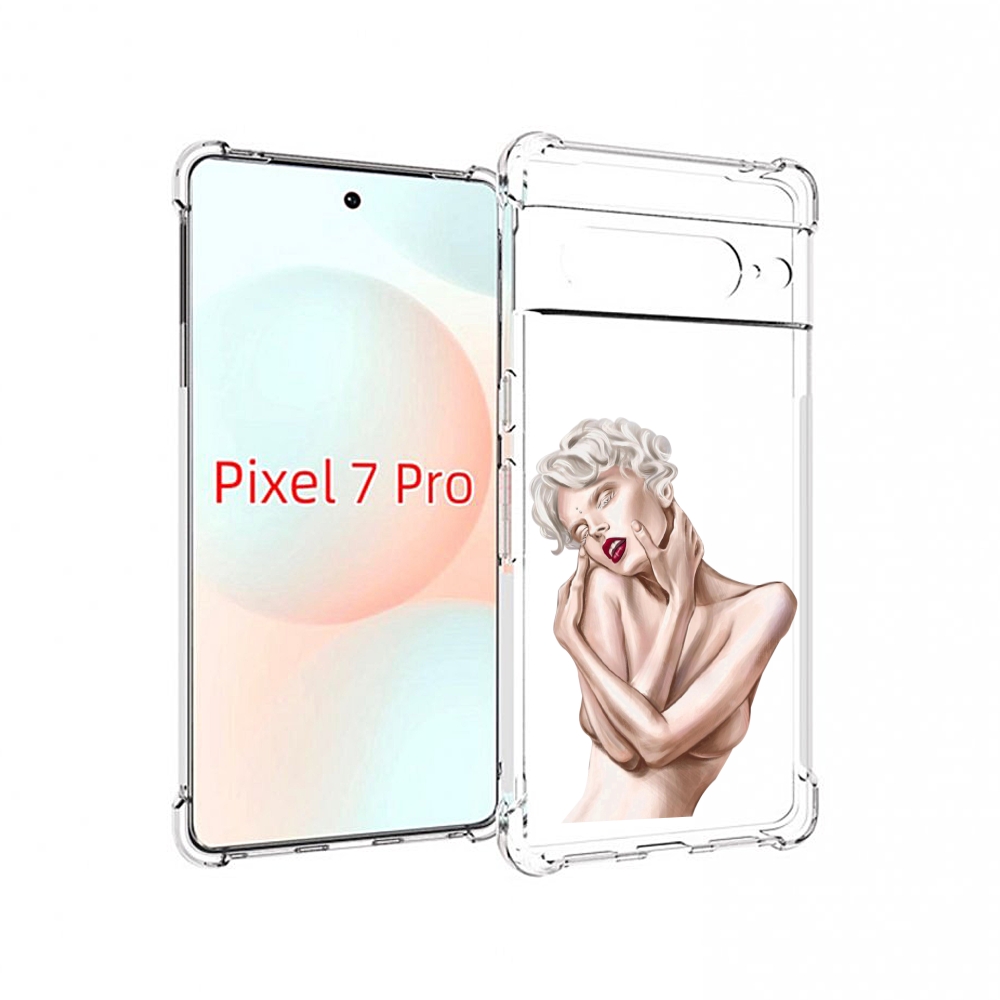 

Чехол Mypads Мигера Женский Для Google Pixel 7 Pro, Прозрачный, Tocco