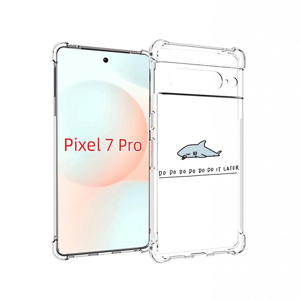 

Чехол Mypads Мини-Акула Для Google Pixel 7 Pro, Прозрачный, Tocco