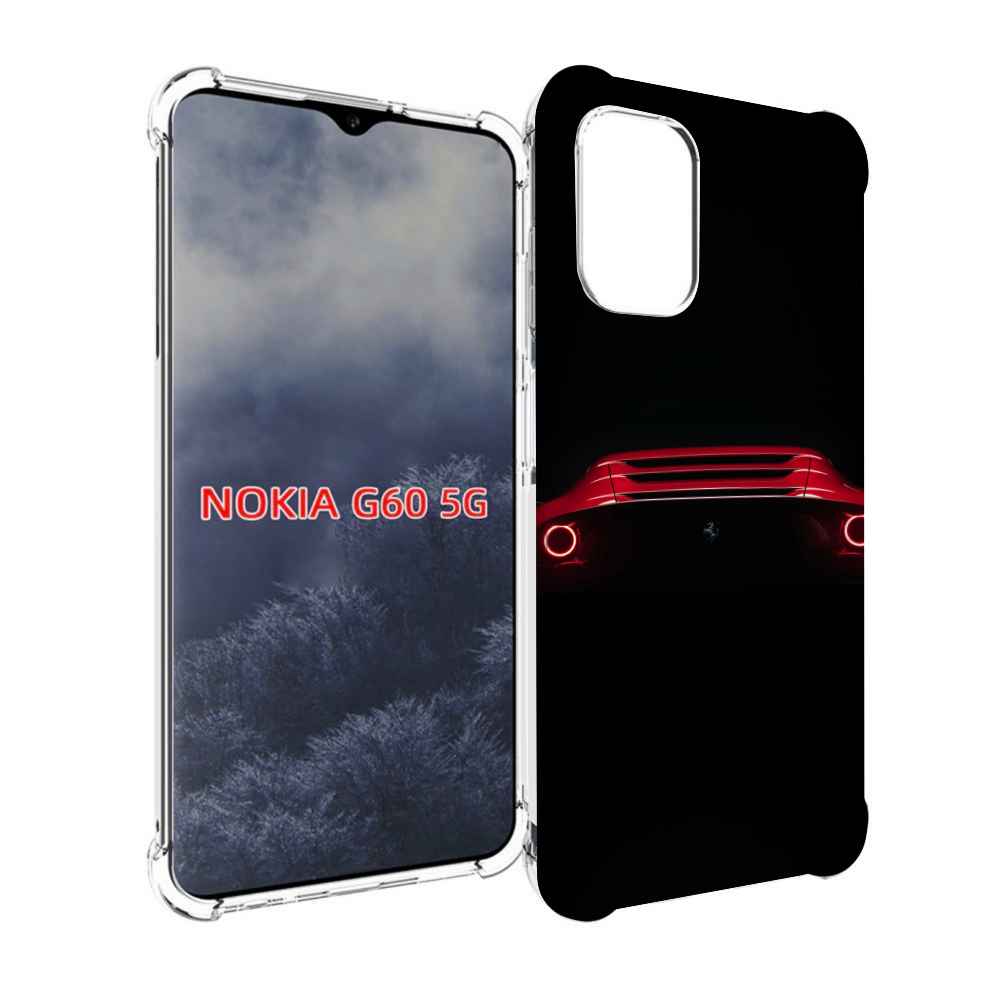 

Чехол MyPads ferrari феррари 1 для Nokia G60 5G, Прозрачный, Tocco