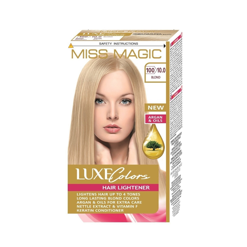 Luxe цвет. Краска д/волос "Miss Magic" Luxe Colors 123/10.1 - платиновый блондин 108гр. Miss Magic стойкая 700 Скандинавский блондин. Осветлитель для волос super blond Miss Magic Luxe Colors. Miss Magic Luxe Colors краска д/волос 100/10.0-блонд.