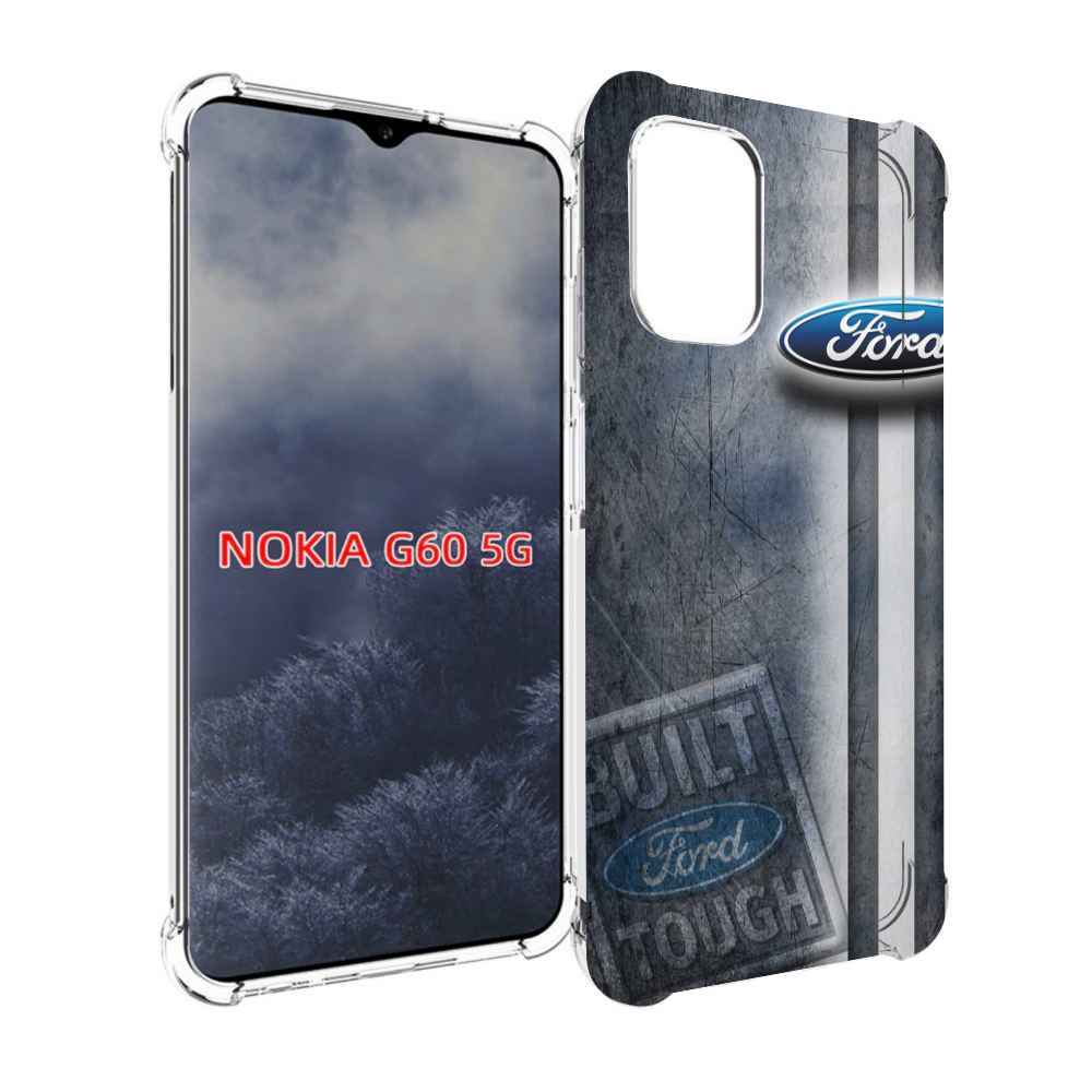 

Чехол MyPads ford форд 2 для Nokia G60 5G, Прозрачный, Tocco