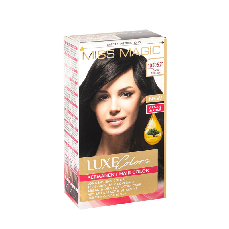 Краска для волос Miss Magic Luxe Colors 105/5.75 Темно-каштановый 108 мл