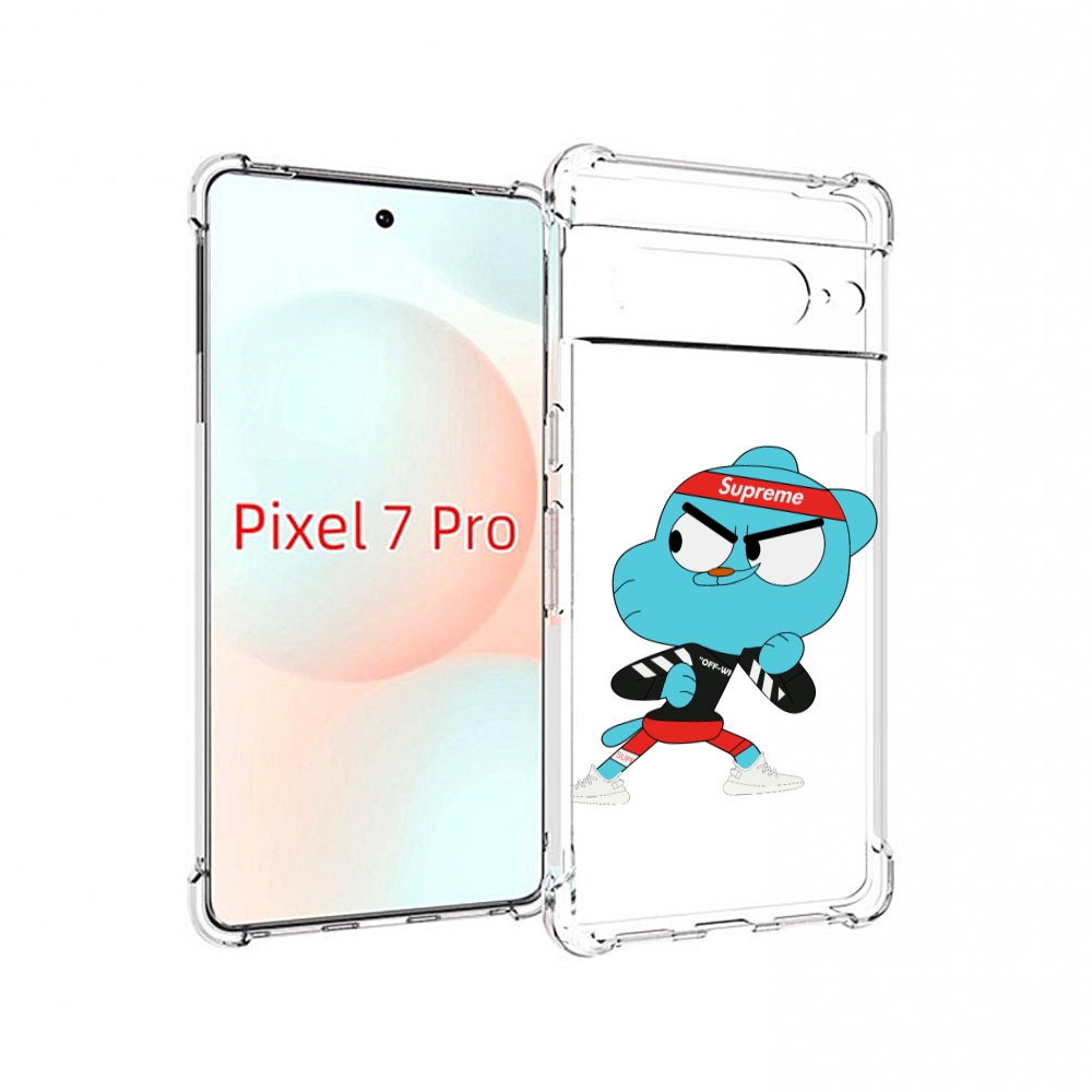 

Чехол Mypads Модный-Гамбол Для Google Pixel 7 Pro, Прозрачный, Tocco