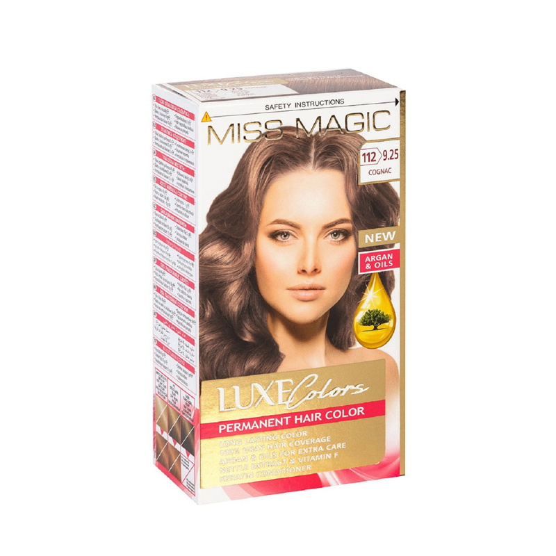 Купить Краска для волос Miss Magic Luxe Colors 112/9.25 Коньяк 108 мл