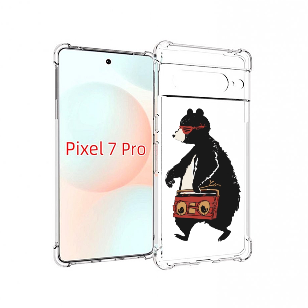 

Чехол Mypads Музыкальный Медведь Для Google Pixel 7 Pro, Прозрачный, Tocco
