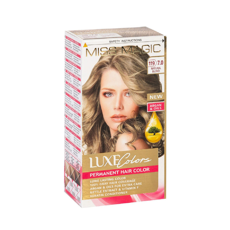Краска для волос Miss Magic Luxe Colors 119/7.0 Лесной орех 108 мл фотосетка 320 × 155 см с фотопечатью лесной водопад