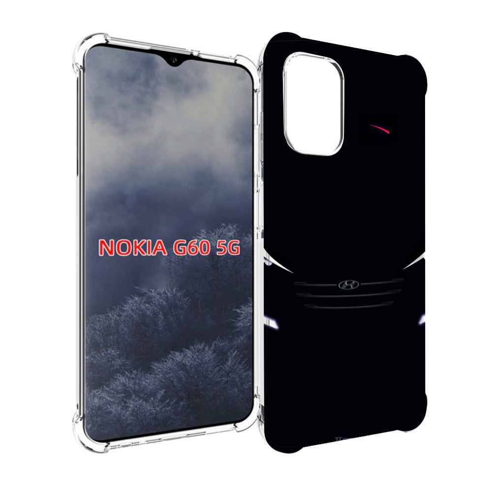 

Чехол MyPads hyundai хендаи 1 для Nokia G60 5G, Прозрачный, Tocco