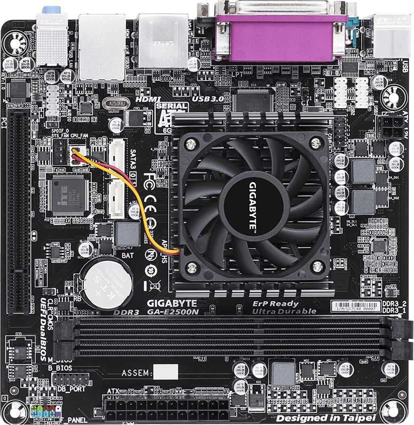 

Материнская плата GIGABYTE GA-E2500N, GA-E2500N